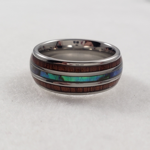 HOST PICK!!! ✨ Wood and Abalone Inlay Band - Picture 4 of 9